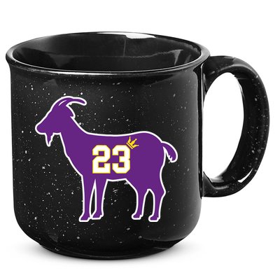 King LA Bron The Goat 23 Basketball 15oz Campfire Ceramic Mug