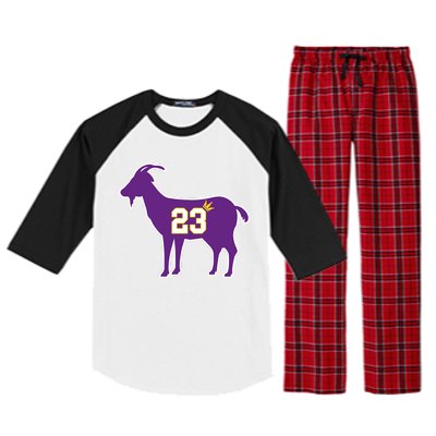 King LA Bron The Goat 23 Basketball Raglan Sleeve Pajama Set