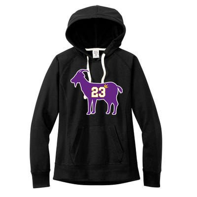 King LA Bron The Goat 23 Basketball Women's Fleece Hoodie