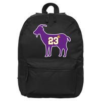 King LA Bron The Goat 23 Basketball 16 in Basic Backpack