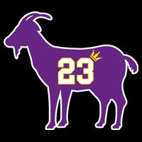 King LA Bron The Goat 23 Basketball 16 in Basic Backpack
