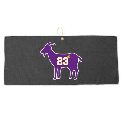 King LA Bron The Goat 23 Basketball Large Microfiber Waffle Golf Towel