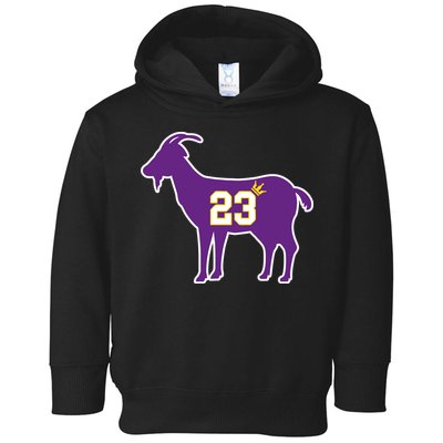 King LA Bron The Goat 23 Basketball Toddler Hoodie