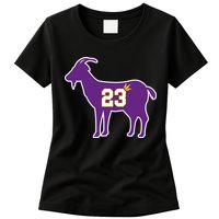 King LA Bron The Goat 23 Basketball Womens T-Shirt