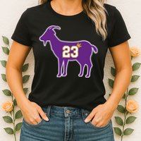 King LA Bron The Goat 23 Basketball Womens T-Shirt