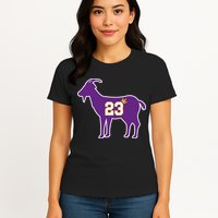 King LA Bron The Goat 23 Basketball Womens T-Shirt