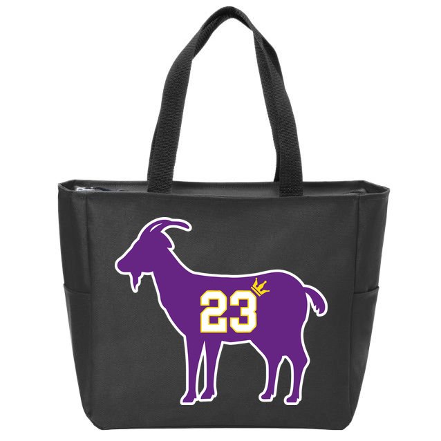 King LA Bron The Goat 23 Basketball Zip Tote Bag