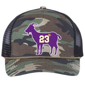 King LA Bron The Goat 23 Basketball Retro Rope Trucker Hat Cap