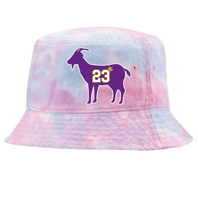 King LA Bron The Goat 23 Basketball Tie-Dyed Bucket Hat