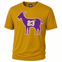 King LA Bron The Goat 23 Basketball Cooling Performance Crew T-Shirt