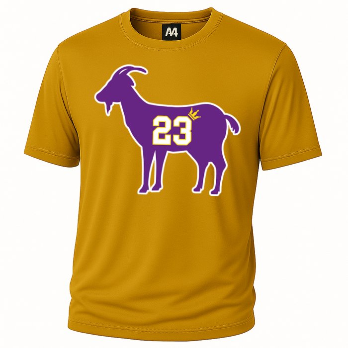 King LA Bron The Goat 23 Basketball Cooling Performance Crew T-Shirt
