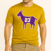 King LA Bron The Goat 23 Basketball Cooling Performance Crew T-Shirt