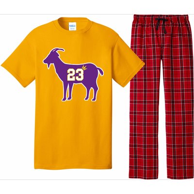 King LA Bron The Goat 23 Basketball Pajama Set