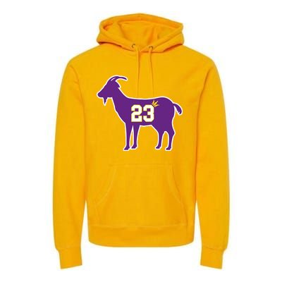 King LA Bron The Goat 23 Basketball Premium Hoodie