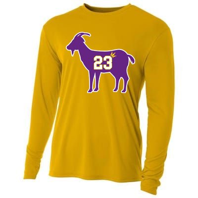 King LA Bron The Goat 23 Basketball Cooling Performance Long Sleeve Crew