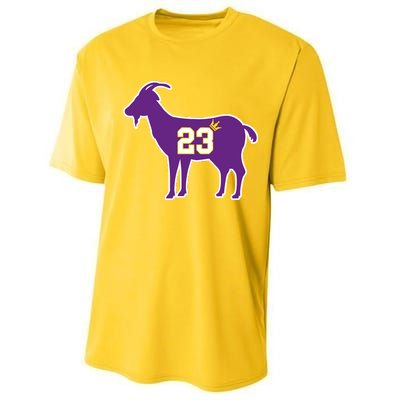 King LA Bron The Goat 23 Basketball Performance Sprint T-Shirt