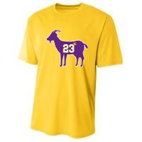 King LA Bron The Goat 23 Basketball Youth Performance Sprint T-Shirt