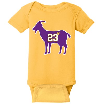 King LA Bron The Goat 23 Basketball Baby Bodysuit