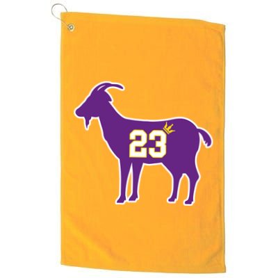 King LA Bron The Goat 23 Basketball Golf Towel