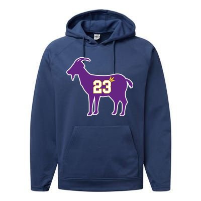 King LA Bron The Goat 23 Basketball Performance Fleece Hoodie