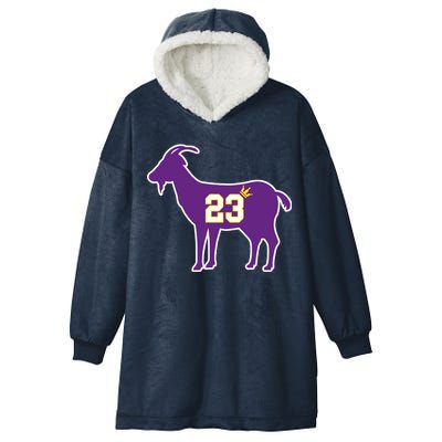 King LA Bron The Goat 23 Basketball Hooded Wearable Blanket