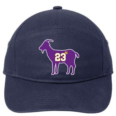 King LA Bron The Goat 23 Basketball 7-Panel Snapback Hat