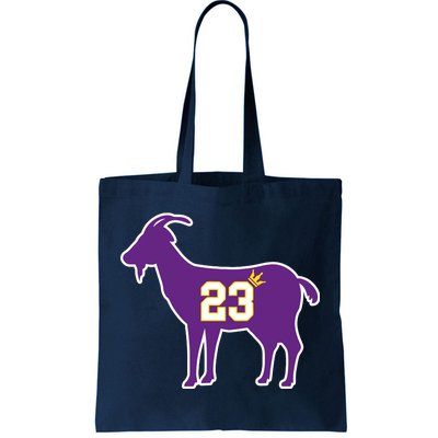 King LA Bron The Goat 23 Basketball Tote Bag