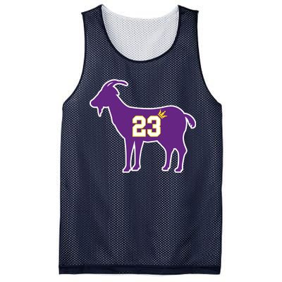 King LA Bron The Goat 23 Basketball Mesh Reversible Basketball Jersey Tank