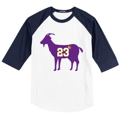 King LA Bron The Goat 23 Basketball Baseball Sleeve Shirt