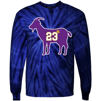 King LA Bron The Goat 23 Basketball Tie-Dye Long Sleeve Shirt