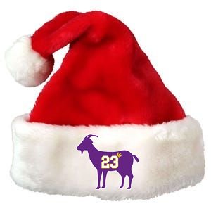 King LA Bron The Goat 23 Basketball Premium Christmas Santa Hat