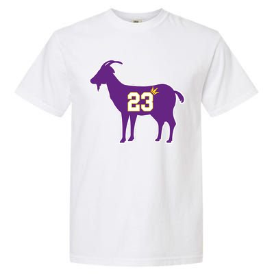 King LA Bron The Goat 23 Basketball Garment-Dyed Heavyweight T-Shirt