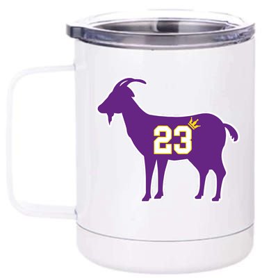 King LA Bron The Goat 23 Basketball 12 oz Stainless Steel Tumbler Cup