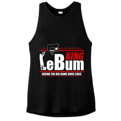 King LeBum Losing The Big Game Since 2003 Ladies PosiCharge Tri-Blend Wicking Tank