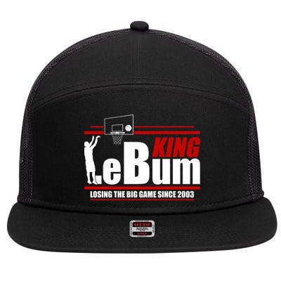 King LeBum Losing The Big Game Since 2003 7 Panel Mesh Trucker Snapback Hat