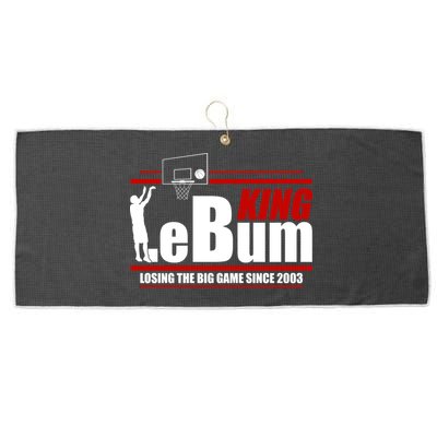 King LeBum Losing The Big Game Since 2003 Large Microfiber Waffle Golf Towel