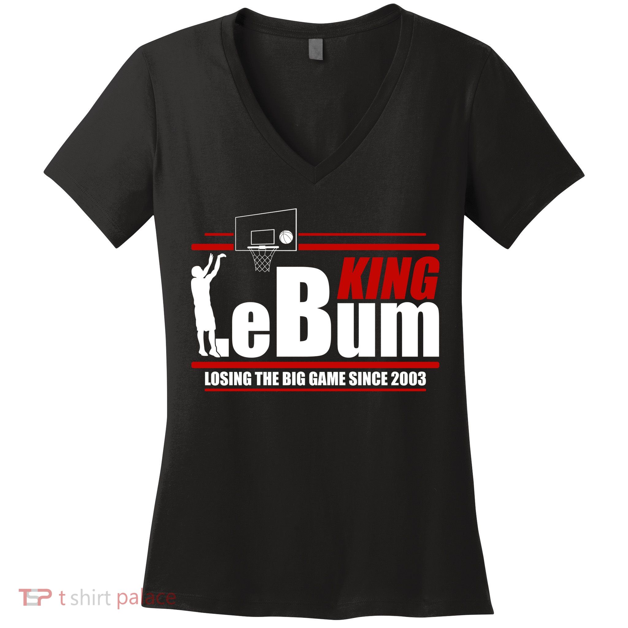 King LeBum Losing The Big Game Since 2003 Women's V-Neck T-Shirt
