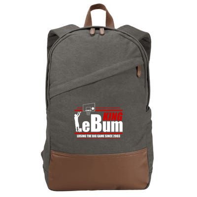 King LeBum Losing The Big Game Since 2003 Cotton Canvas Backpack
