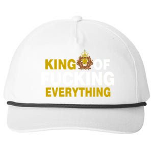 King Of Fucking Everything Snapback Five-Panel Rope Hat