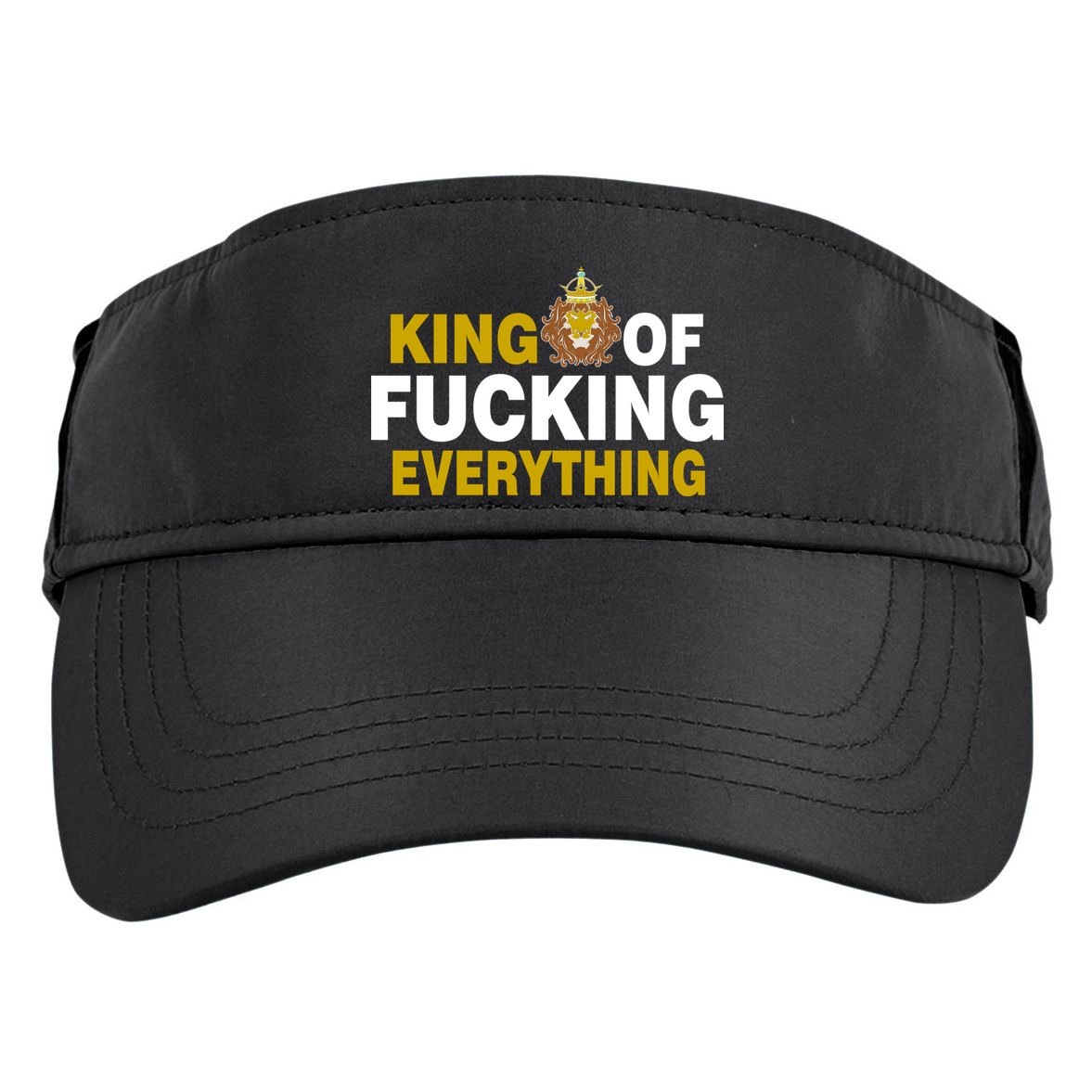 King Of Fucking Everything Adult Drive Performance Visor