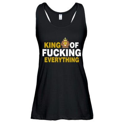King Of Fucking Everything Ladies Essential Flowy Tank