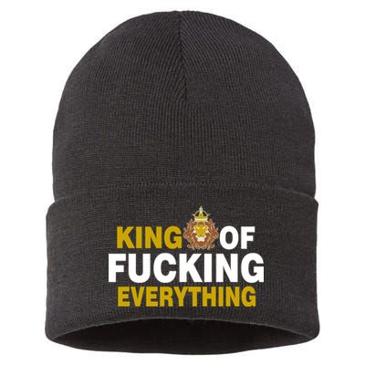 King Of Fucking Everything Sustainable Knit Beanie