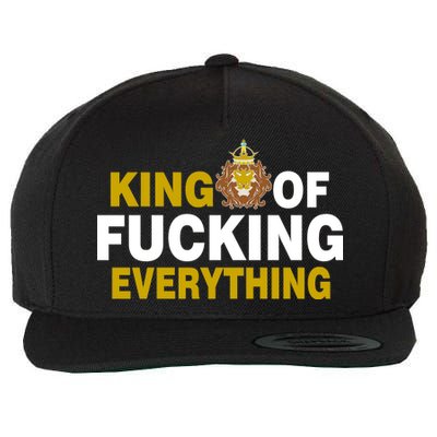 King Of Fucking Everything Wool Snapback Cap