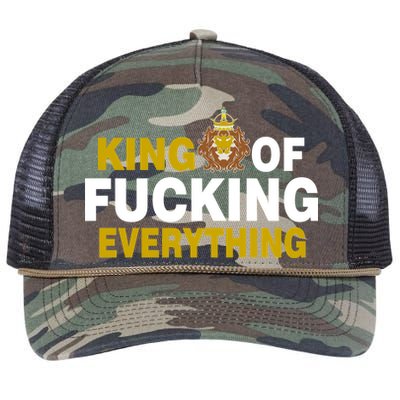 King Of Fucking Everything Retro Rope Trucker Hat Cap