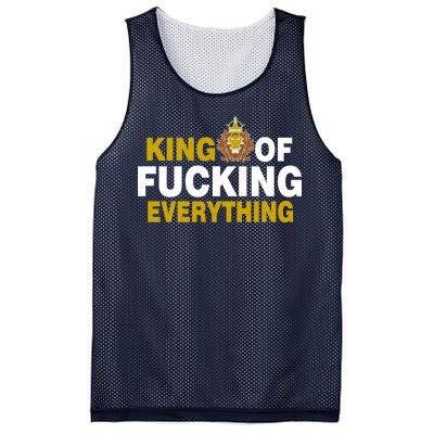 King Of Fucking Everything Mesh Reversible Basketball Jersey Tank