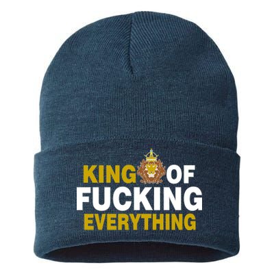 King Of Fucking Everything Sustainable Knit Beanie