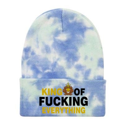 King Of Fucking Everything Tie Dye 12in Knit Beanie