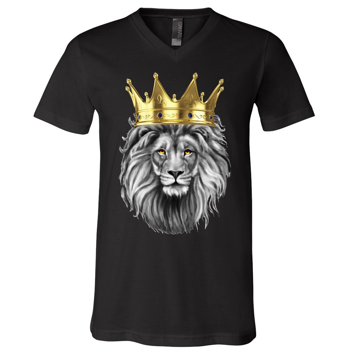 King Of Lions V-Neck T-Shirt