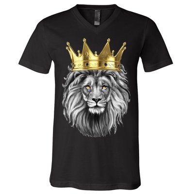 King Of Lions V-Neck T-Shirt