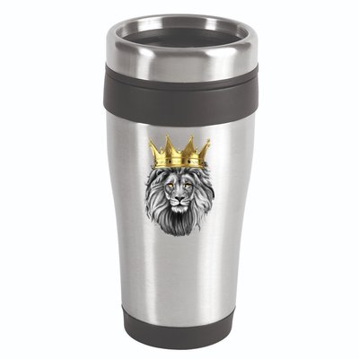 King Of Lions 16oz Travel Tumbler